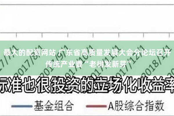 最大的配资网站 广东省高质量发展大会分论坛召开 传统产业要“老树发新芽”