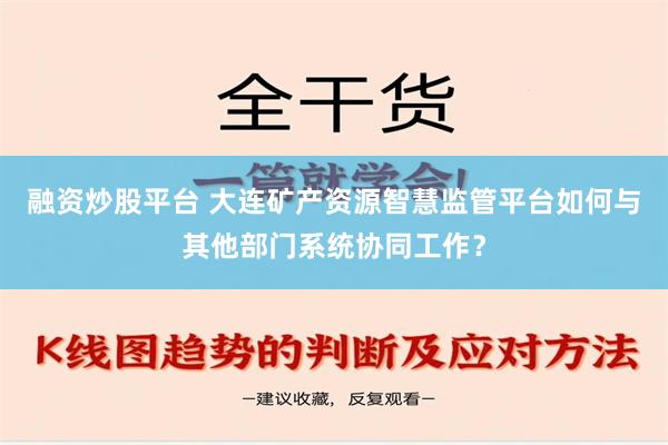 融资炒股平台 大连矿产资源智慧监管平台如何与其他部门系统协同工作？